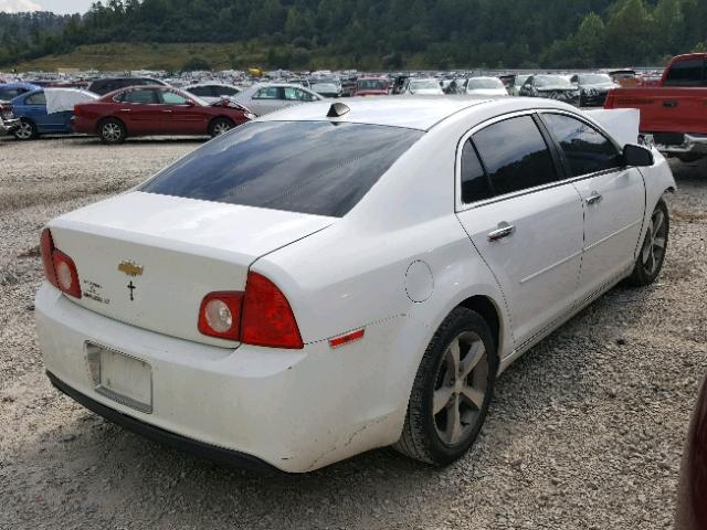 1G1ZC5E03CF273397 - 2012 CHEVROLET MALIBU 1LT WHITE photo 4