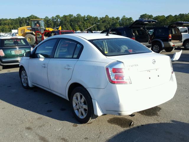 3N1AB61E99L649617 - 2009 NISSAN SENTRA 2.0 WHITE photo 3