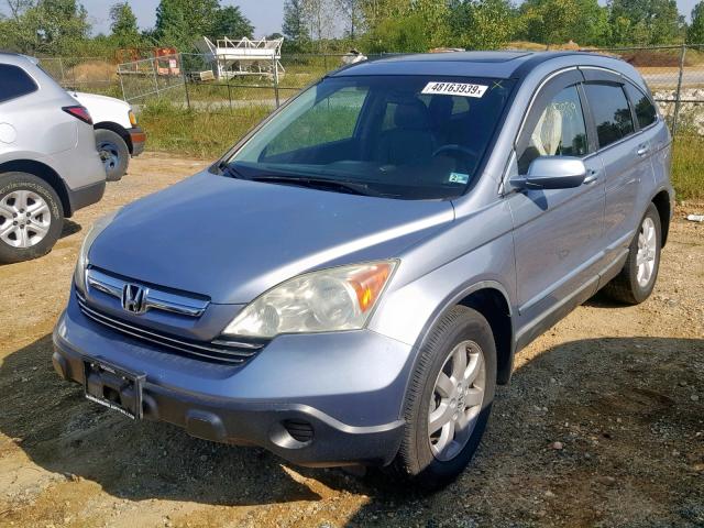 5J6RE48758L004602 - 2008 HONDA CR-V EXL SILVER photo 2