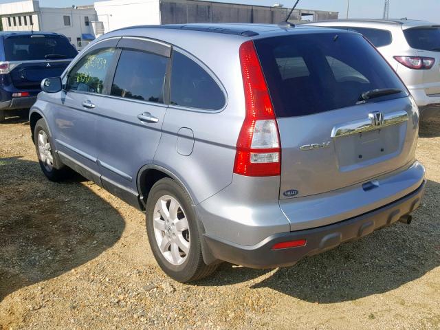 5J6RE48758L004602 - 2008 HONDA CR-V EXL SILVER photo 3