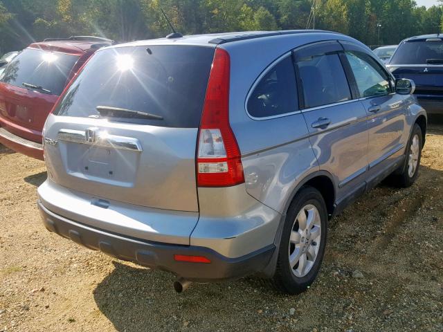 5J6RE48758L004602 - 2008 HONDA CR-V EXL SILVER photo 4