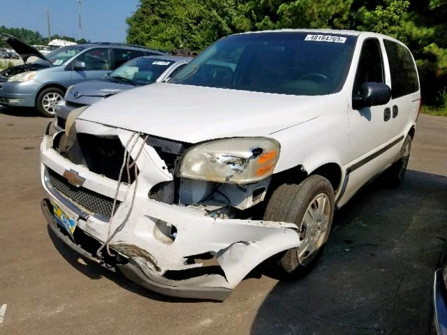 1GNDU23W87D177214 - 2007 CHEVROLET UPLANDER L WHITE photo 2