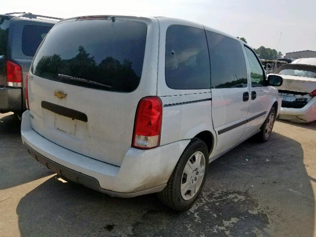 1GNDU23W87D177214 - 2007 CHEVROLET UPLANDER L WHITE photo 4