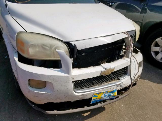 1GNDU23W87D177214 - 2007 CHEVROLET UPLANDER L WHITE photo 9