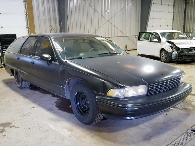 1G1BL8372NW159588 - 1992 CHEVROLET CAPRICE BLACK photo 1