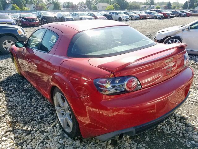 JM1FE17N040128781 - 2004 MAZDA RX8 RED photo 3