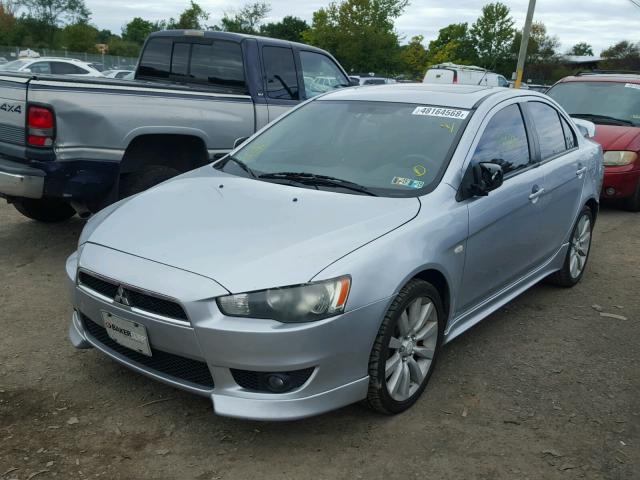 JA3AU86U28U012882 - 2008 MITSUBISHI LANCER GTS SILVER photo 2