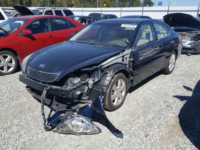 JTHBA30G065174455 - 2006 LEXUS ES 330 BLUE photo 2