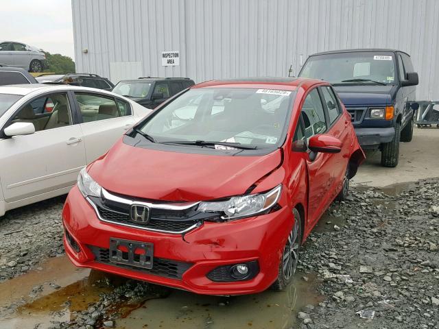 3HGGK5H97JM711297 - 2018 HONDA FIT EX RED photo 2