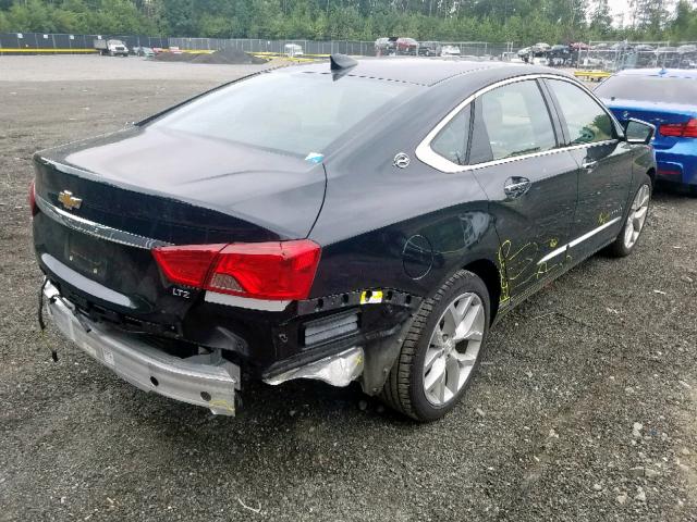 2G1165S38F9277607 - 2015 CHEVROLET IMPALA LTZ BLACK photo 4