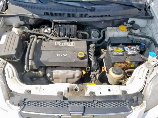KL1TD56668B178643 - 2008 CHEVROLET AVEO BASE Ақ фото 7