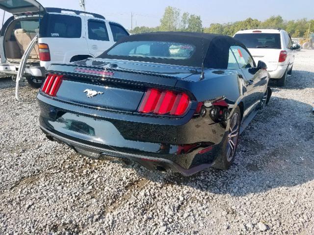 1FATP8UH8G5295925 - 2016 FORD MUSTANG BLACK photo 4