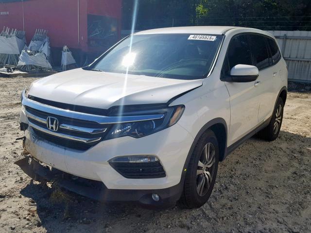 5FNYF5H30GB012643 - 2016 HONDA PILOT EX WHITE photo 2