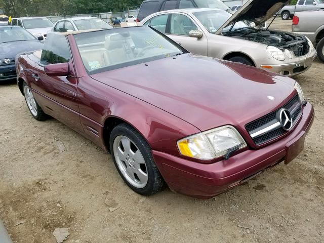 WDBFA67F2WF169977 - 1998 MERCEDES-BENZ SL 500 BURGUNDY photo 1