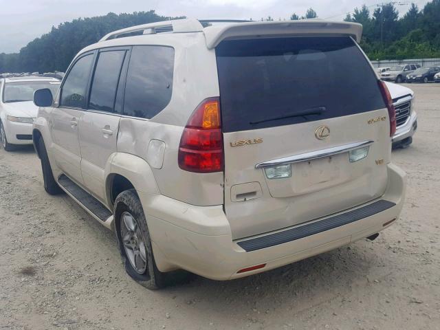 JTJBT20X130013723 - 2003 LEXUS GX 470 WHITE photo 3