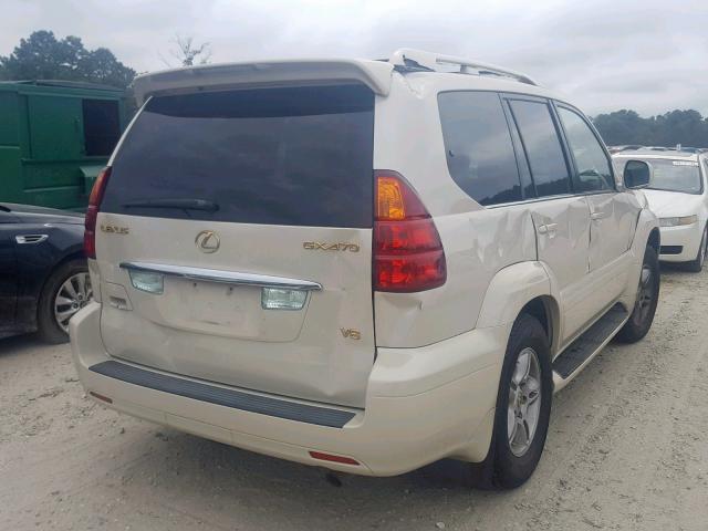 JTJBT20X130013723 - 2003 LEXUS GX 470 WHITE photo 4