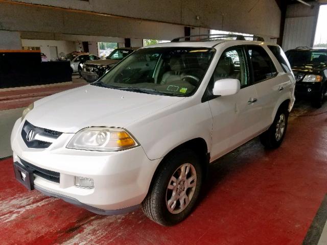 2HNYD18865H501687 - 2005 ACURA MDX TOURIN WHITE photo 2