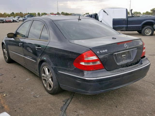 WDBUF83J54X163449 - 2004 MERCEDES-BENZ E 500 4MAT BLACK photo 3