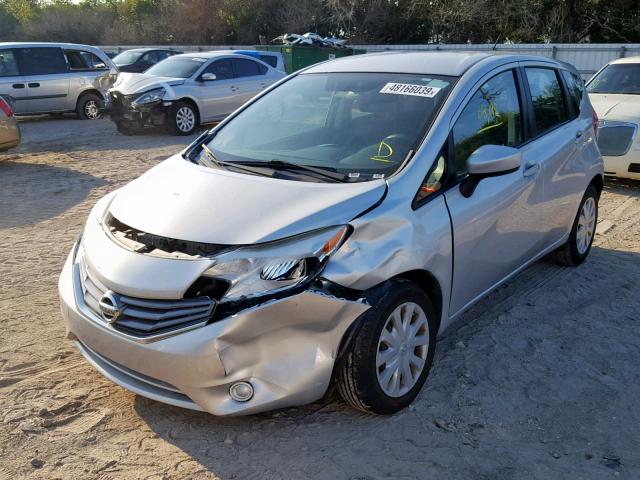 3N1CE2CP4FL402475 - 2015 NISSAN VERSA NOTE SILVER photo 2