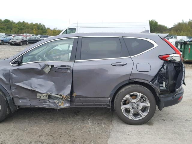 2HKRW2H89HH620341 - 2017 HONDA CR-V EXL GRAY photo 9