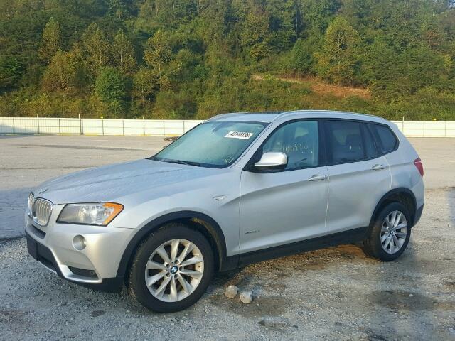 5UXWX9C51D0D08626 - 2013 BMW X3 XDRIVE2 SILVER photo 9