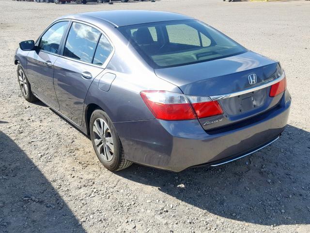 1HGCR2E31DA188319 - 2013 HONDA ACCORD LX GRAY photo 3