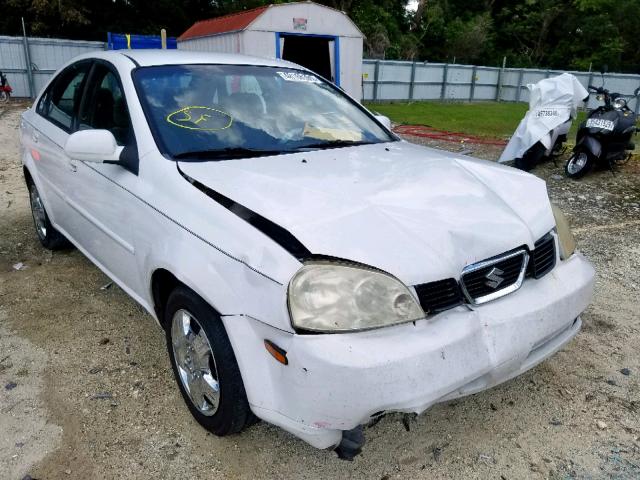 KL5JD56Z45K102379 - 2005 SUZUKI FORENZA S WHITE photo 1