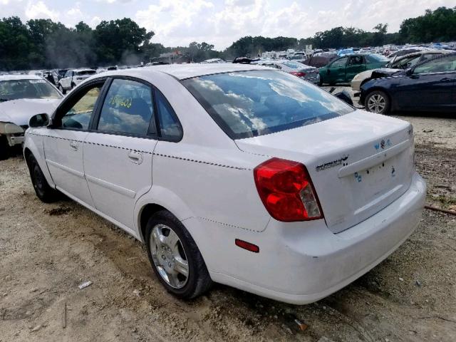 KL5JD56Z45K102379 - 2005 SUZUKI FORENZA S WHITE photo 3