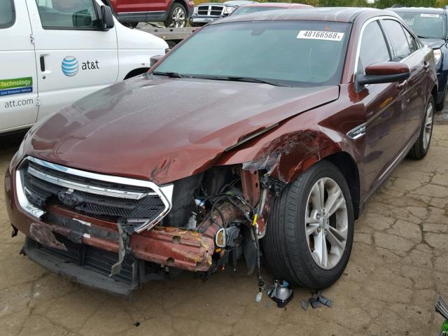 1FAHP2E89FG112441 - 2015 FORD TAURUS SEL BROWN photo 2