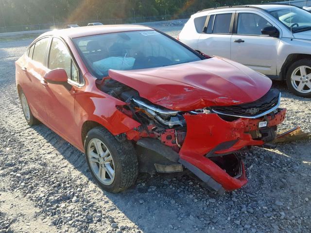 1G1BE5SM1H7253234 - 2017 CHEVROLET CRUZE LT RED photo 1