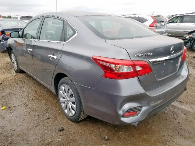 3N1AB7AP7GY258067 - 2016 NISSAN SENTRA S GRAY photo 3