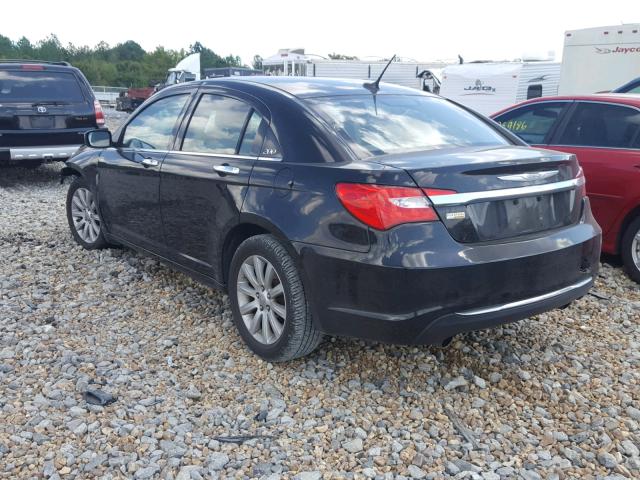 1C3CCBCG1DN533951 - 2013 CHRYSLER 200 LIMITE BLACK photo 3