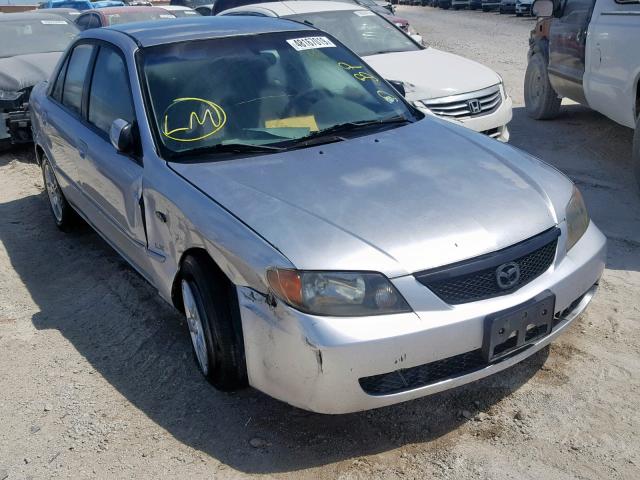 JM1BJ225431215440 - 2003 MAZDA PROTEGE DX SILVER photo 1