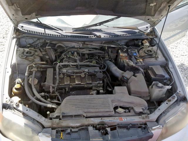 JM1BJ225431215440 - 2003 MAZDA PROTEGE DX SILVER photo 7