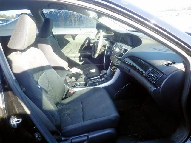 1HGCR2F32GA238423 - 2016 HONDA ACCORD LX BLACK photo 5