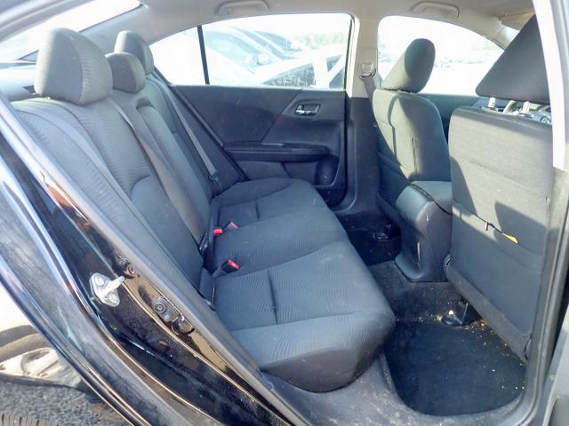 1HGCR2F32GA238423 - 2016 HONDA ACCORD LX BLACK photo 6