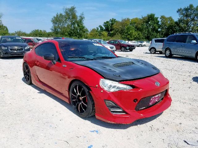 JF1ZNAA14D2725669 - 2013 TOYOTA SCION FR-S RED photo 1