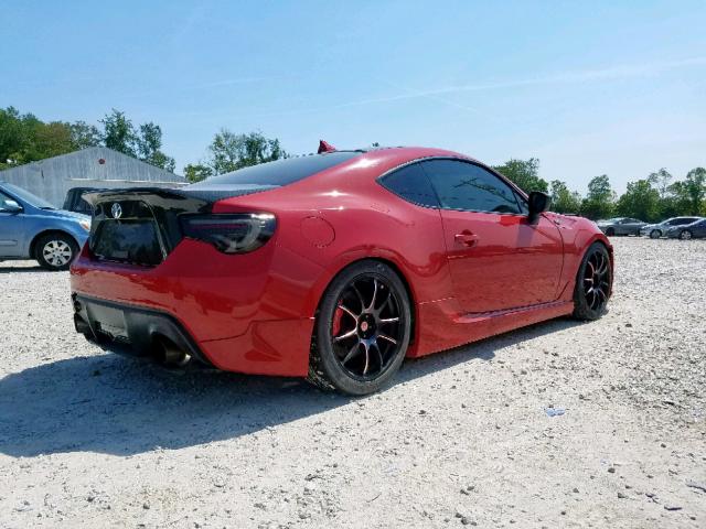 JF1ZNAA14D2725669 - 2013 TOYOTA SCION FR-S RED photo 4