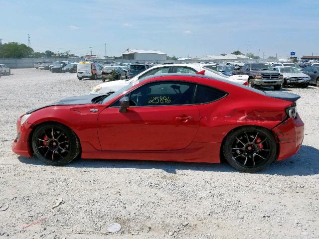 JF1ZNAA14D2725669 - 2013 TOYOTA SCION FR-S RED photo 9