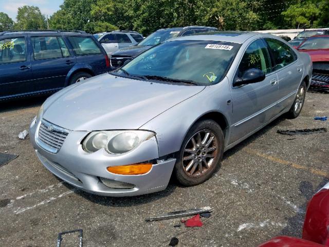 2C3AE66G02H141666 - 2002 CHRYSLER 300M SILVER photo 2