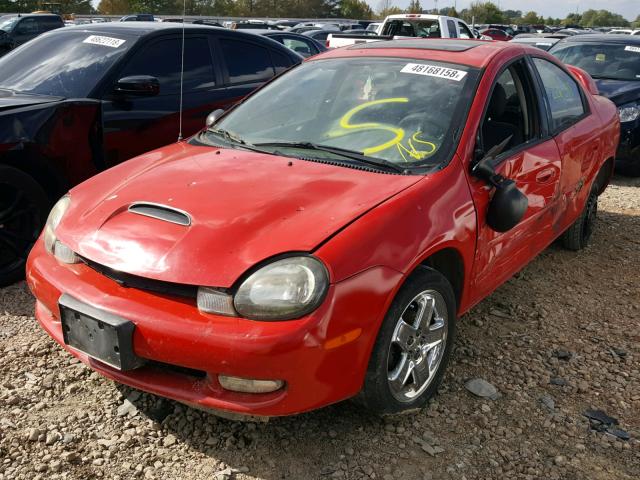 1B3ES56C72D622638 - 2002 DODGE NEON ES RED photo 2