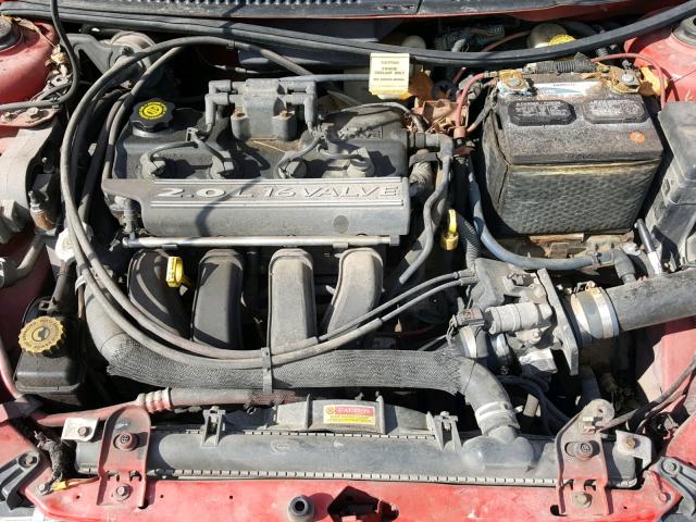 1B3ES56C72D622638 - 2002 DODGE NEON ES RED photo 7