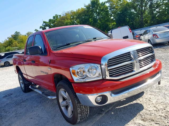 1D7HU18277S271211 - 2007 DODGE RAM 1500 S RED photo 1