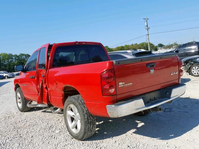 1D7HU18277S271211 - 2007 DODGE RAM 1500 S RED photo 3