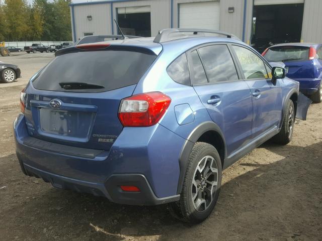 JF2GPABC1H9202233 - 2017 SUBARU CROSSTREK BLUE photo 4