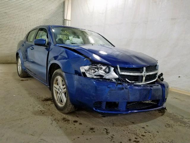 1B3CC1FB9AN177106 - 2010 DODGE AVENGER EX BLUE photo 1