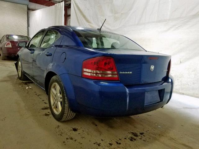 1B3CC1FB9AN177106 - 2010 DODGE AVENGER EX BLUE photo 3