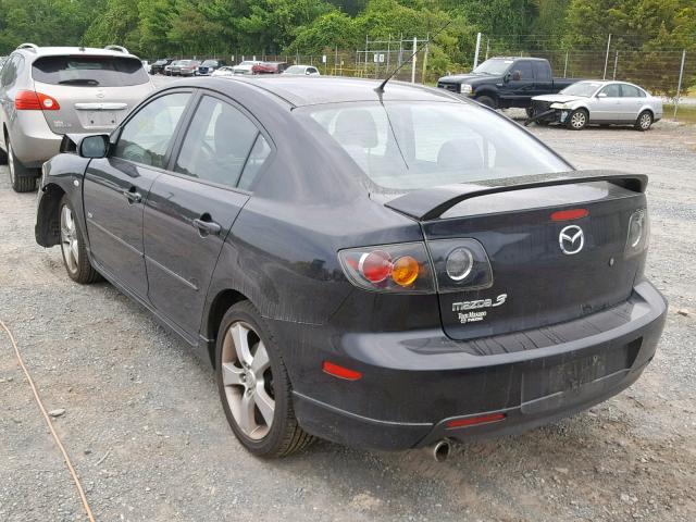 JM1BK323241189441 - 2004 MAZDA 3 S BLACK photo 3