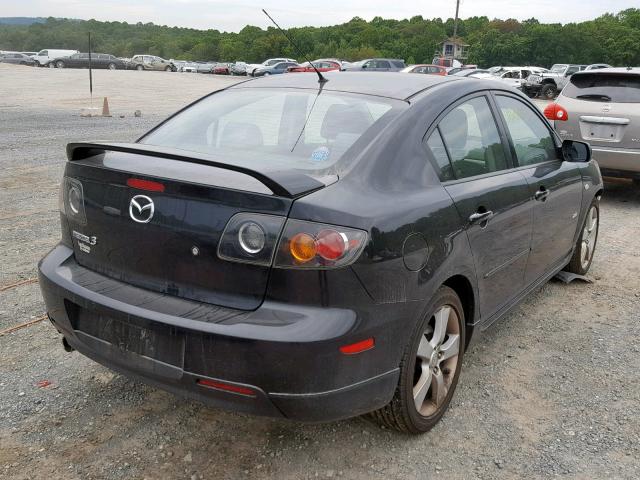 JM1BK323241189441 - 2004 MAZDA 3 S BLACK photo 4