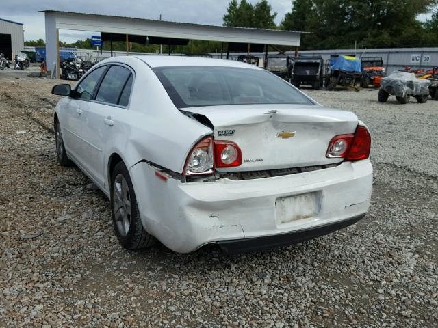 1G1ZA5EU6CF391615 - 2012 CHEVROLET MALIBU LS 白色 照片 3